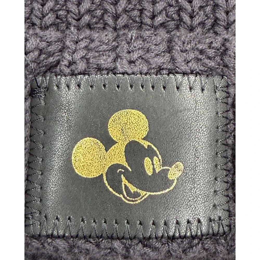 Disney love your melon beanie in black and gold